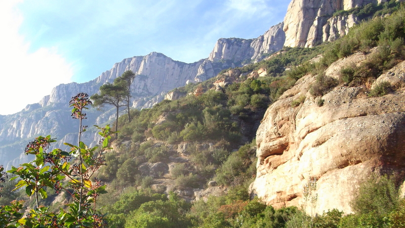 Auf dem Cami del Aigua nach Montserrat